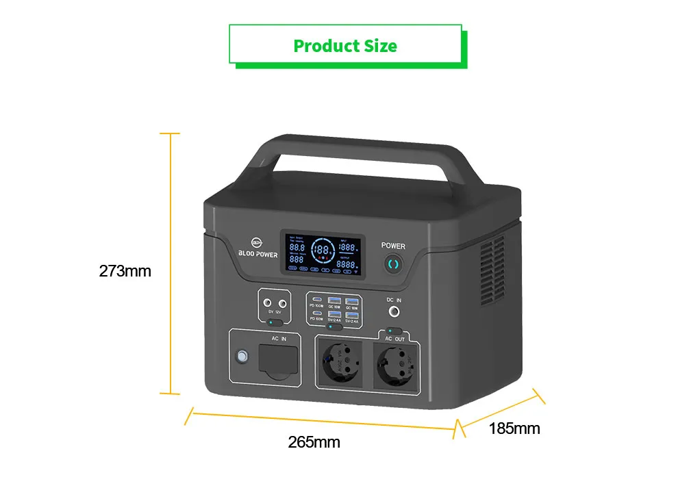 600W rated power 600W rated power